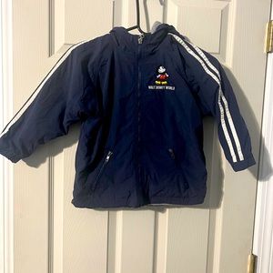 Walt Disney World Mickey Mouse kids blue XS hooded jacket